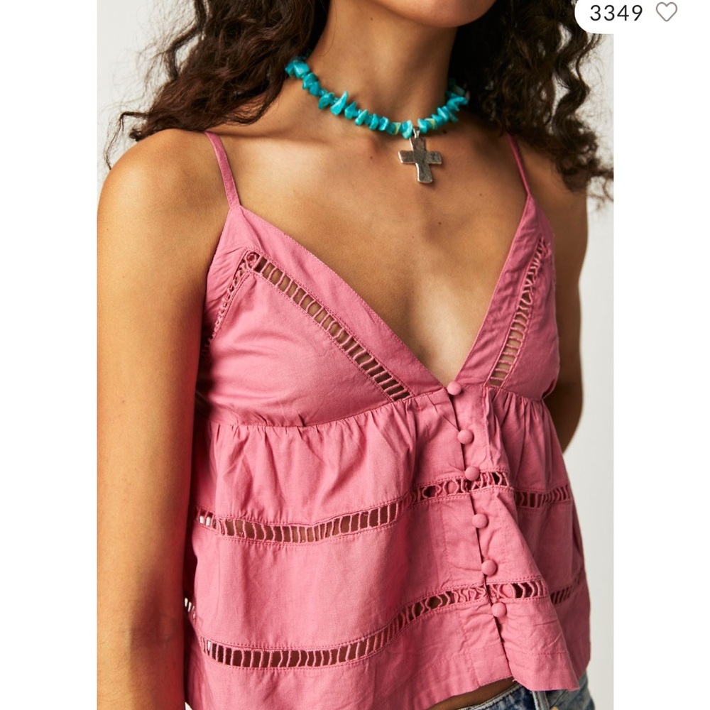 Free People Katrina Tank, Soothing Petal